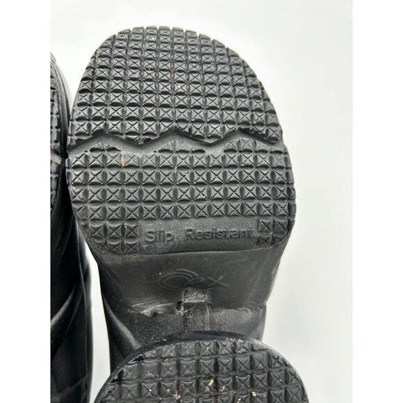 Z-Coil Freedom Slip Resistant Women’s Leather Clogs Size 7 Black Made in Korea - Picture 9 of 13